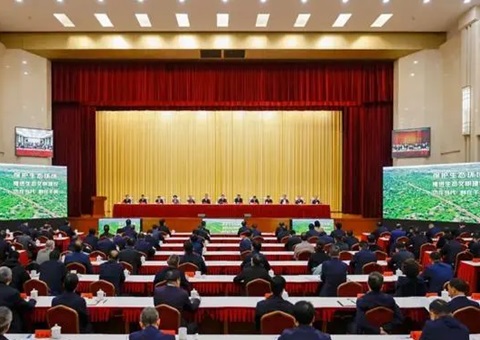 甘肃省生态环境；ご蠡嵴倏 胡昌升出席会议并讲话
